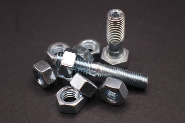 Figure 1. Stainless steel bolts and nuts fastener