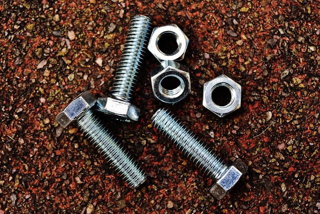 bolts and nuts fastening