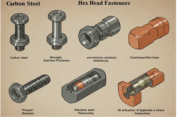 набор шестигранных винтов princefastener.com