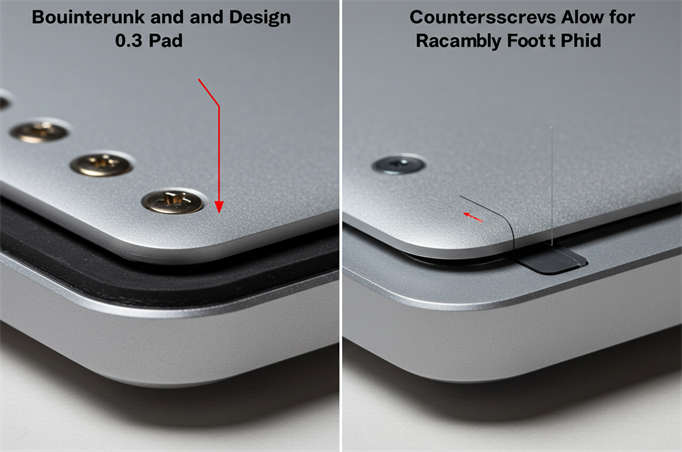 countersunk screws