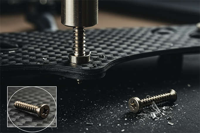 m3 flat head screw countersunk hole size