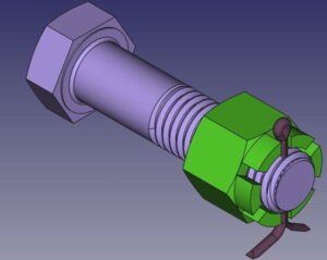 Self-Locking Castellated Nuts for Modern Engineering