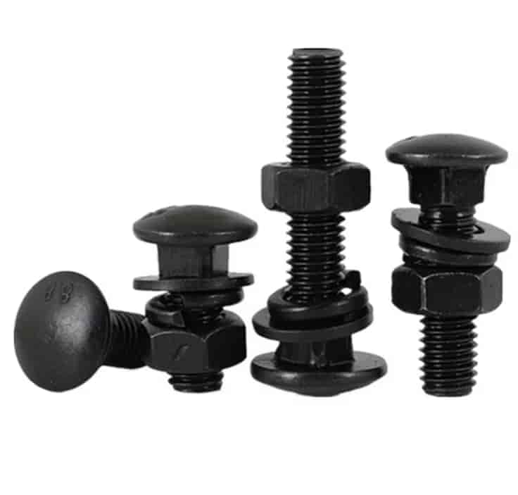 Black Oxide Carriage Bolts Black Oxide Carriage Bolts