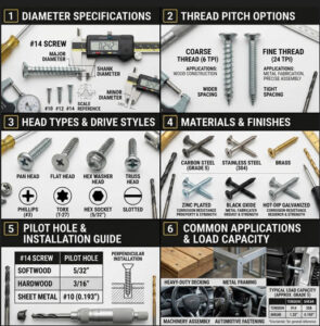 #14 screw size guide