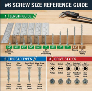 #6 screw size guide