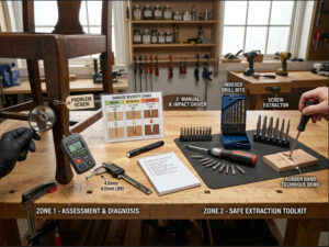 restoring furniture screws