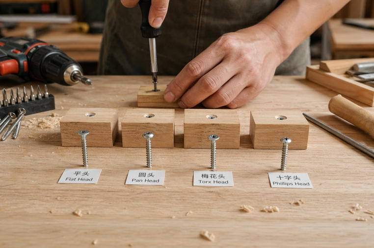 screw head types for woodworking